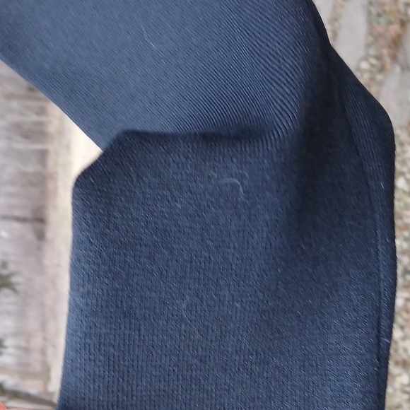 St. John Caviar Cascading Ruffle Open Front Black Knit Sweater Jacket EUC Size 4 - Picture 5 of 15